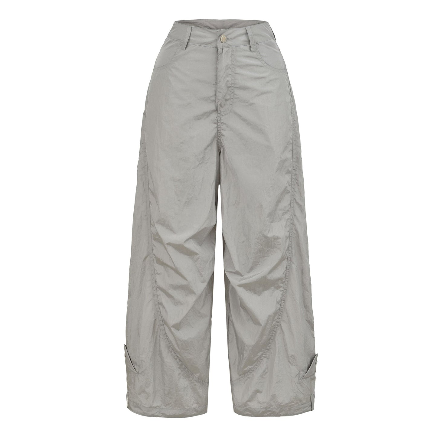 Splicing Loose Wide Leg Straight Leg Pants for Women - Quick Dry Jazz Dance Athletic Casual Pants