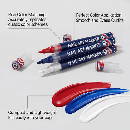 Show Your True Colors! The Ultimate Game Day Nail Hack Every Fan Needs 💅⚽️