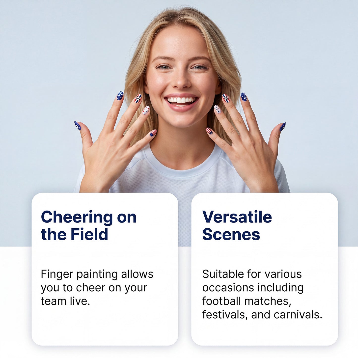 Show Your True Colors! The Ultimate Game Day Nail Hack Every Fan Needs 💅⚽️