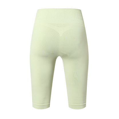 Women's High Waist Seamless Biker Shorts - Stretch Athletic Shorts for Gym Yoga Running