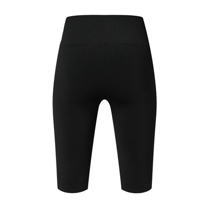 Women's High Waist Seamless Biker Shorts - Stretch Athletic Shorts for Gym Yoga Running