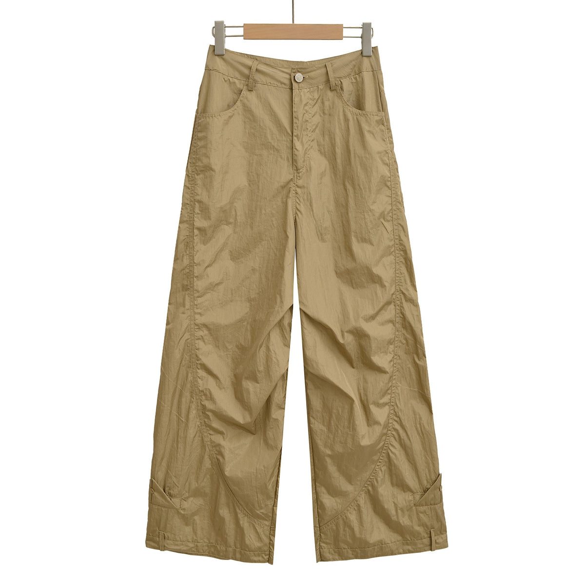 Splicing Loose Wide Leg Straight Leg Pants for Women - Quick Dry Jazz Dance Athletic Casual Pants