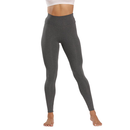 Women's High Waist Scrunch Athletic Leggings - Solid Color Stretch Workout Pants